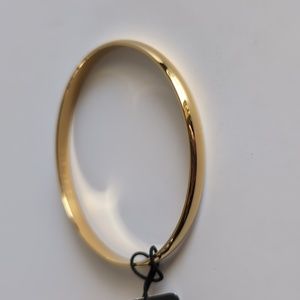 Wantable 18k Gold Plated with Steel Bracelet Bangle Cuff- Loved Bangle in Gold